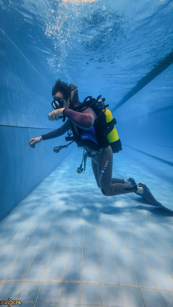 Ознакоительная тренировка по Дайвингу в бассейне ЮУрГУ — фото 5